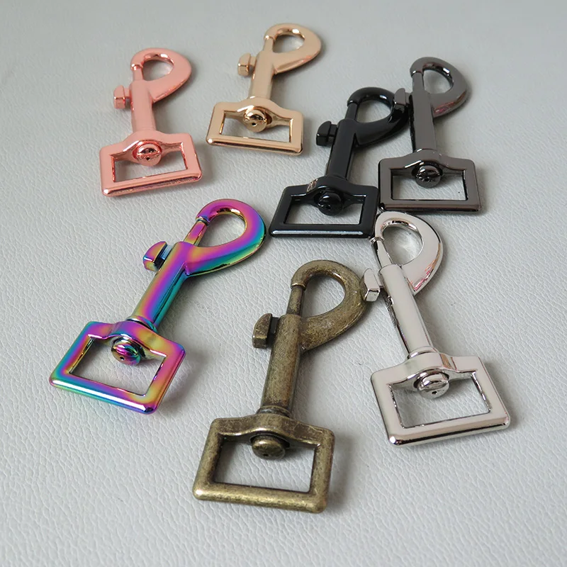 

20Pcs/Lot 20mm Metal Swivel Lobster Clasp Carabiner Clip Loop Hook For Dog Pet Leads Leash Rope Hardware Sewing DIY Accessory