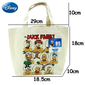 

Disney Women Canvas HandBag Large Capacity 2019 New Donald Duck Mommy Bag Canvas Waterproof Fashion Tote Shoulder Bag Travel