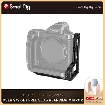 

Smallrig GFX100 L-bracket for Fujifilm GFX 100 Arca-type L shaped mounting plate video shooting camera plate-2349