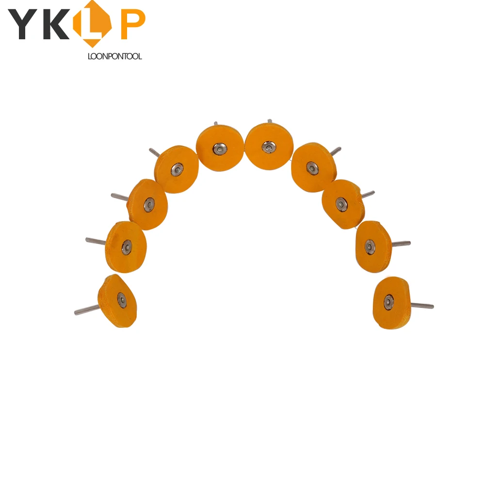 38 мм желтая Полировочная салфетка для полировки колес роторный инструмент 1/8