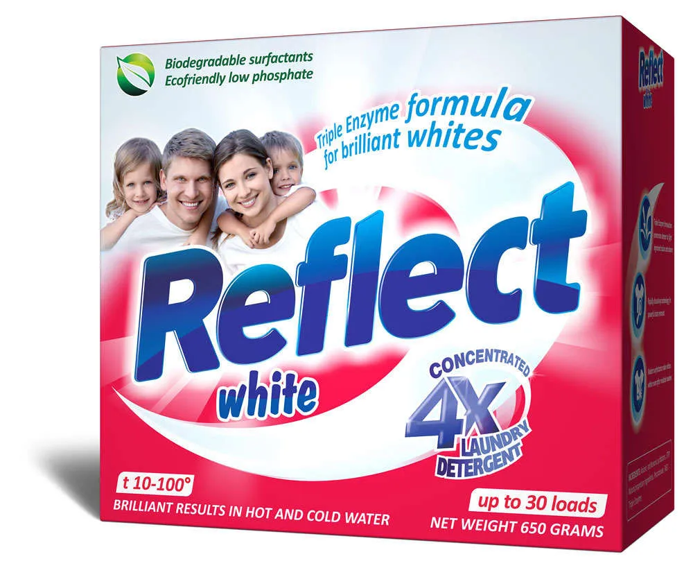 Стиральный порошок концентрат для белого белья «White» Reflect, 650 гр