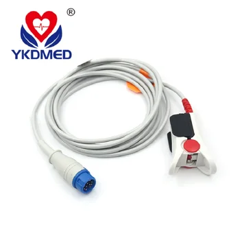 

Hot sale !!! new style Spo2 sensor for adult finger clip, 12pin/3m Compatible with 78352A/C 78354A/C 78834C