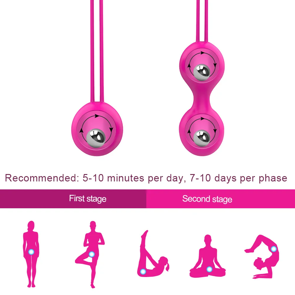 Massage 2Pcs/Set Geisha Ben Wa Ball Soft Silicone Kegel Ball l Tightening Exercise Erotic Sex_voghion.com