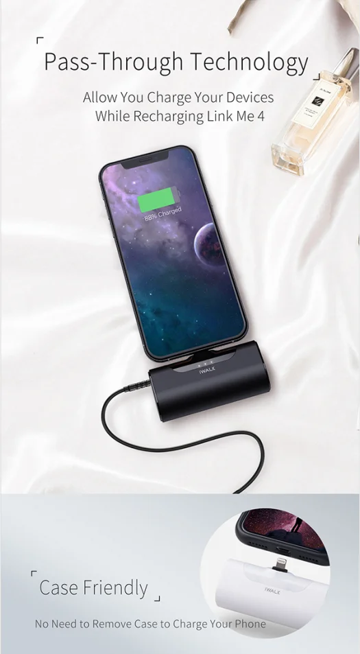 65w power bank iWALK For iPhone mini power bank 4500mAh travel portable charger business portable magnetic bank power banks portable charger for android