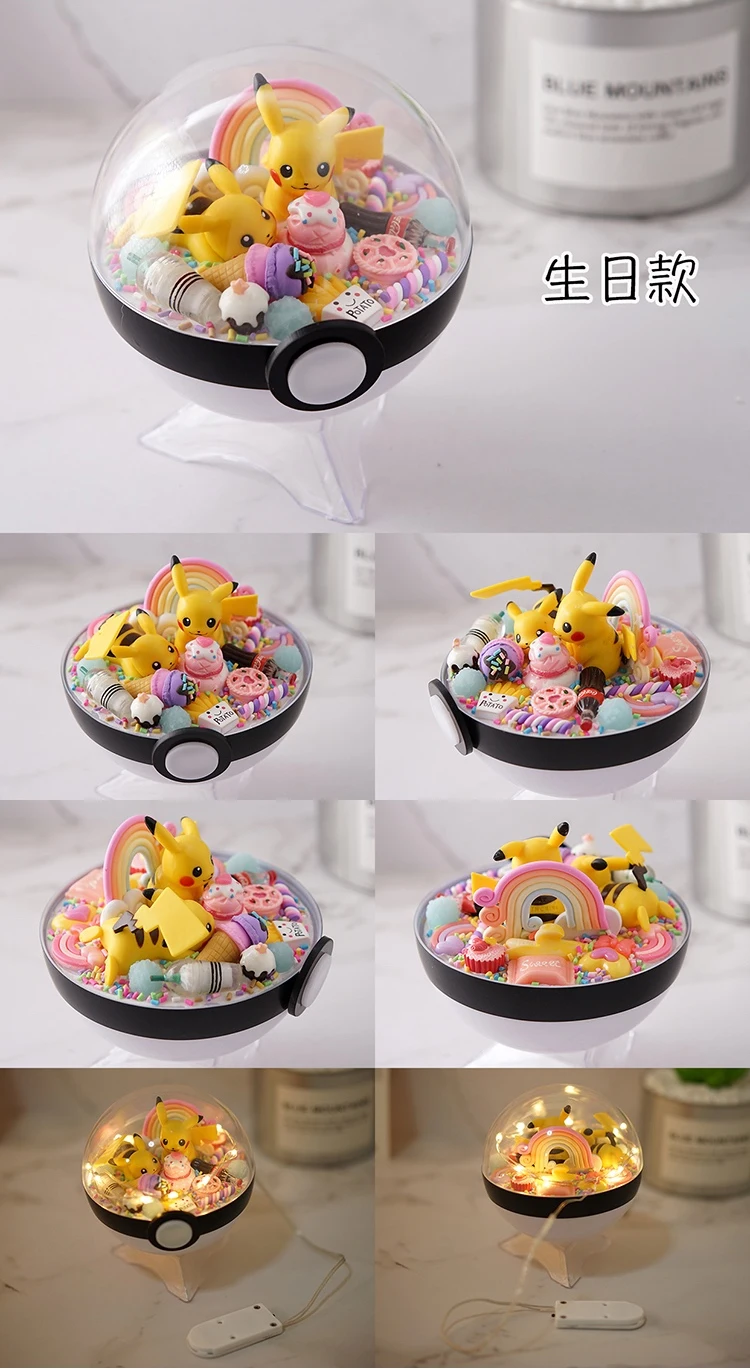 Takara Tomy Pokemon Ball XY фигурки Пикачу Бульбазавр Mewtwo ручная работа DIY модель игрушки Brinquedos подружка коробка для рождественских подарков