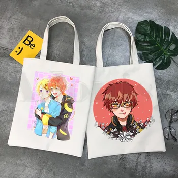 

Mystic Messenger Hot Game Design Shoulder Canvas Bags Large Capacity College Harajuku Handbag Women Bag Shopping Bag