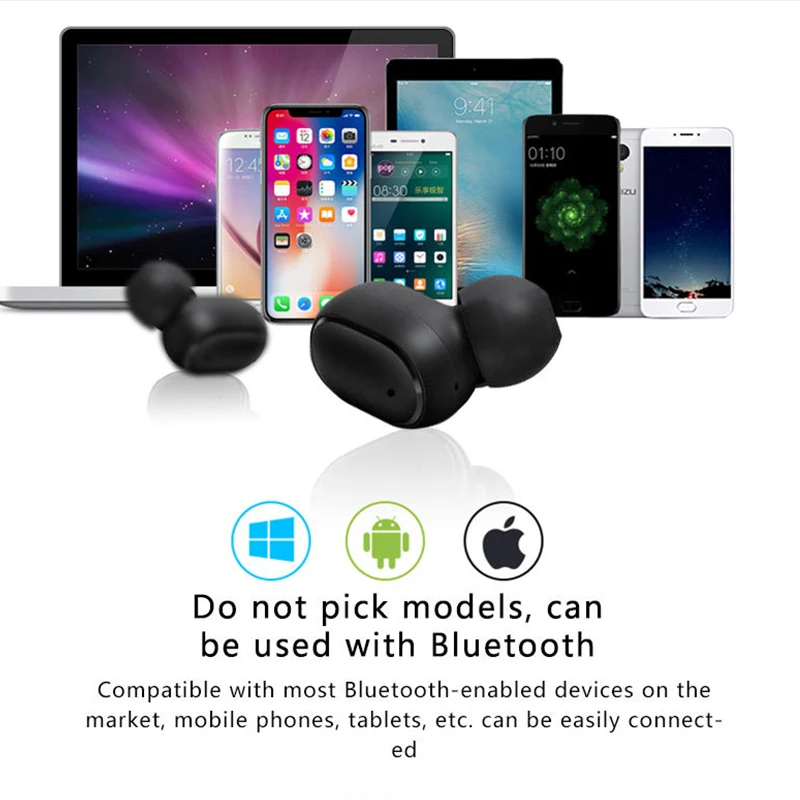 2020 Version Wireless Earphone Bluetooth 5 0 TWS Hifi Stereo Dual Mic Headset Waterproof Sport Earbuds
