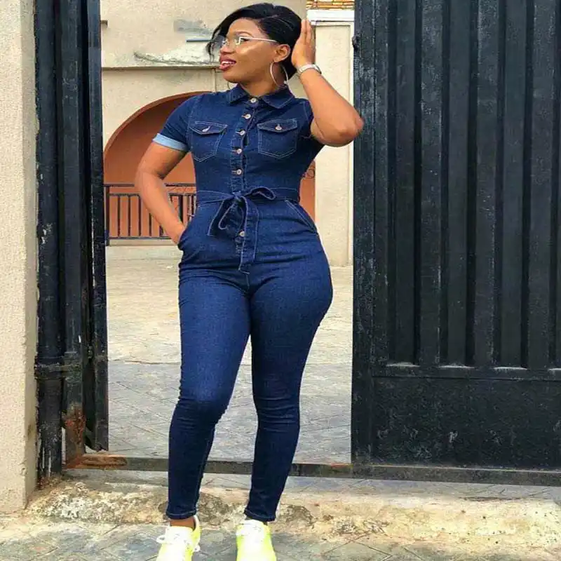 jeans jumpsuit outfit