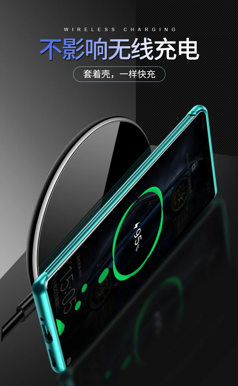 P30Pro металлический бампер чехол для huawei mate 30 20 P30 Pro HD закаленное стекло задняя крышка для Coque Huwei P30 Honor 20 Pro безрамочный