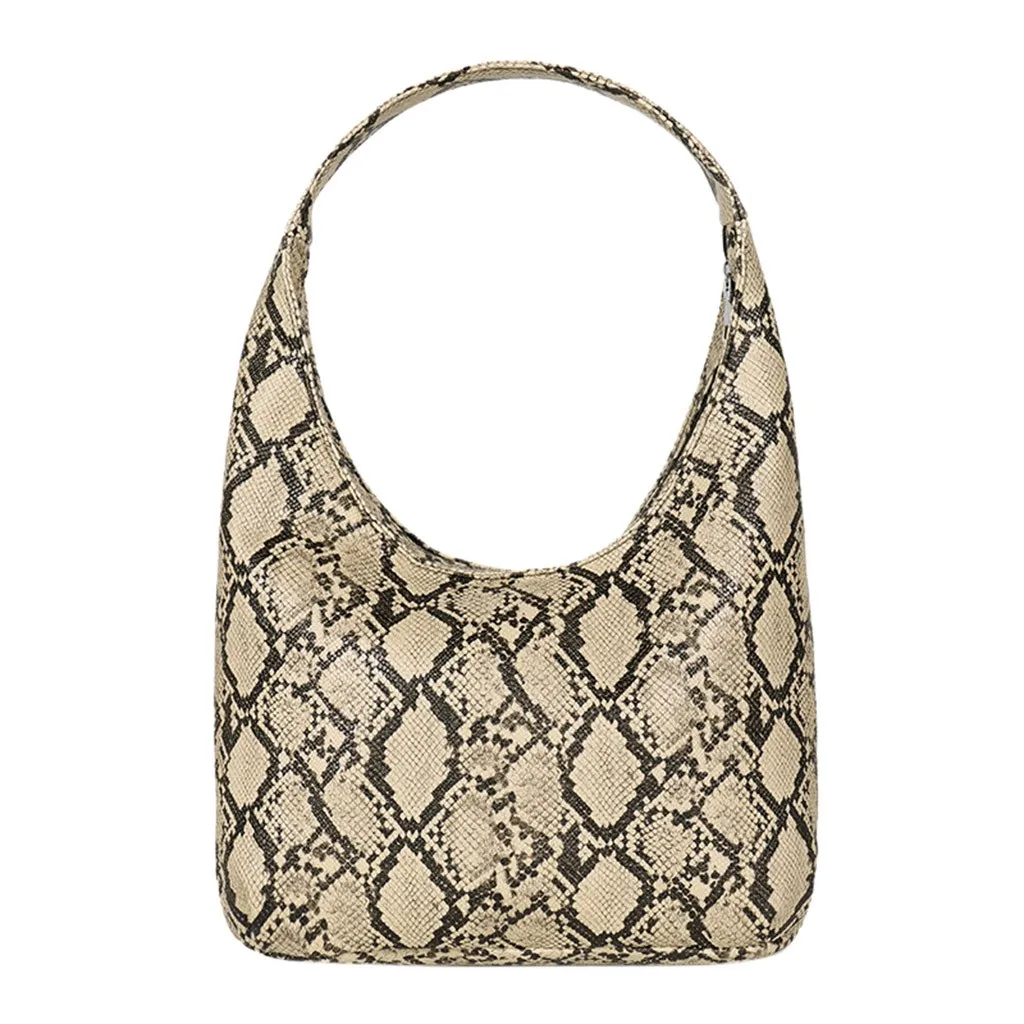 Сумка для покупок модная женская змеиная Сумочка с печатными рисунками телефон сумка через плечо bolso shopper 2019 горячая распродажа