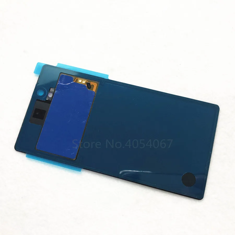Для sony Xperia Z L36 LT36 L36H C6902 C6606 C6603 C6602 Задняя стеклянная крышка батарейного отсека Замена стеклянного корпуса+ NFC