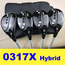 0317X Гольф гибридный клуб 17/19/22/25 Лофт графитный Вал Клюшки для гольфа драйвер Фервей Утюги Гибридный Клин клюшки головных уборов