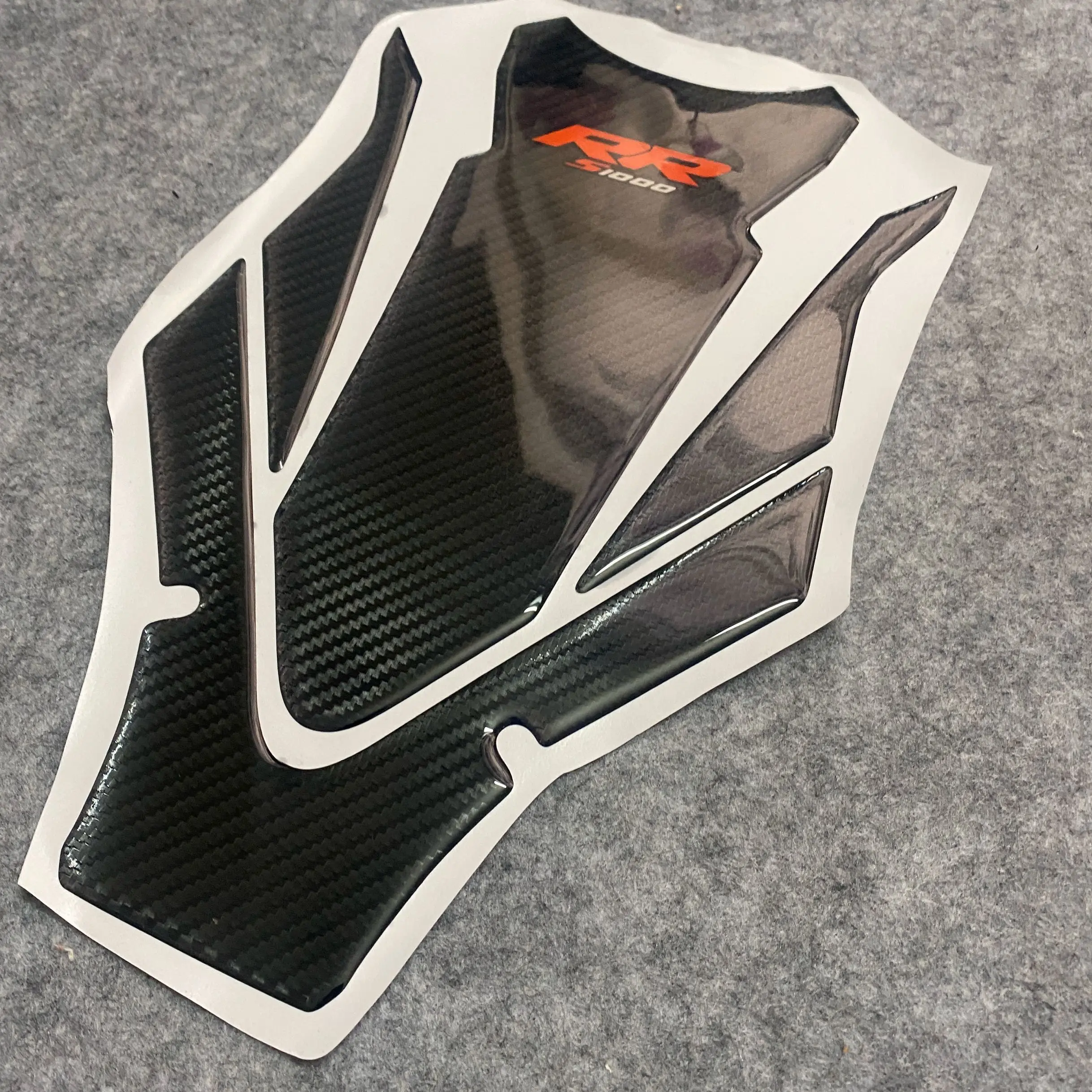 Tank Pad BMW S1000 RR Motorcycle Tank Protector 3D Gel Protector Black Tank Pad BMW S1000 RR Motorcycle Tank Protector 3D Gel Protector Black