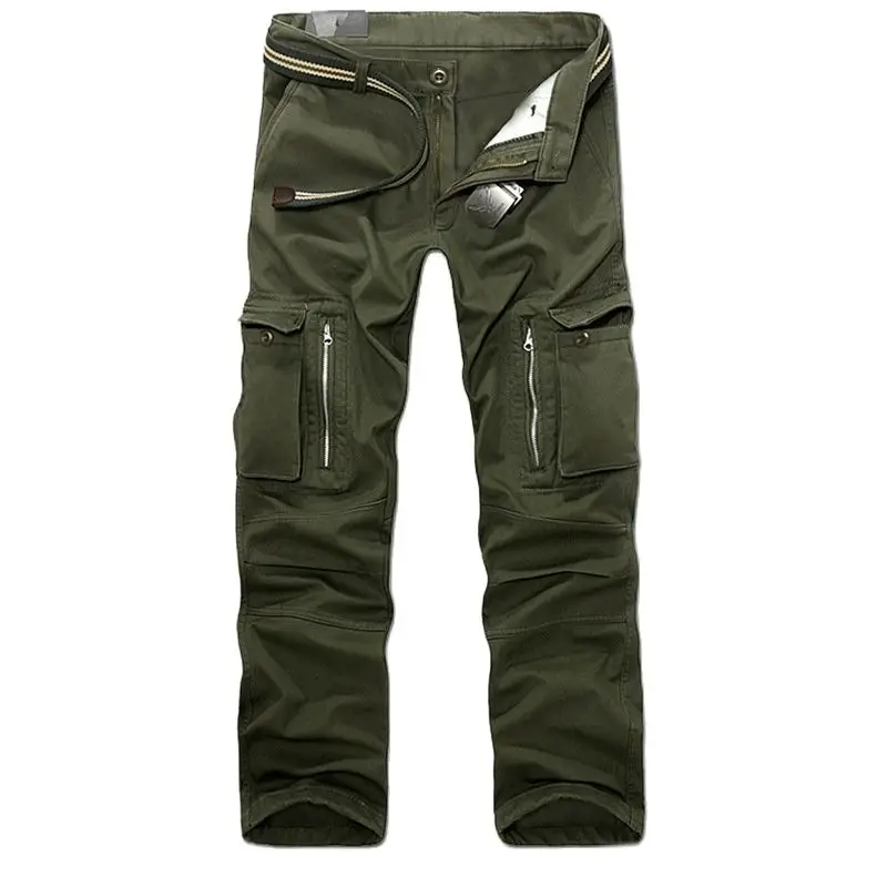 

2022 Autumn Winter New Men's Casual Overalls Men Multi-pocket Casual Plus Size Pants Male Fashion Military Tactical Trousers