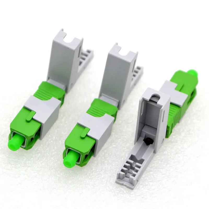Новинка 200 шт. SC/PC/APC фотооптический волоконный быстрый соединитель