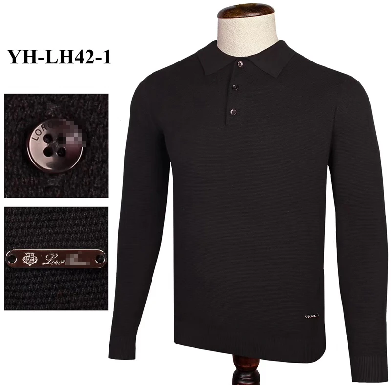 

Billionaire Sweater men's 2019 winter new thick quality elasticity Button Fashion England big size M-4XL free shipping