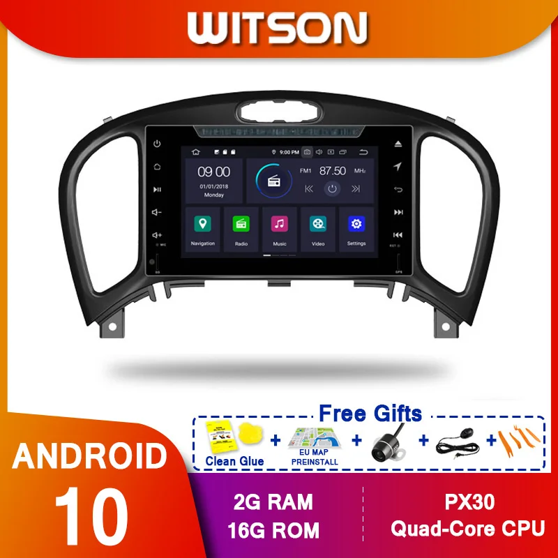 Автомобильный DVD плеер WITSON Android 10 Восьмиядерный процессор PX5 для NISSAN JUKE 2012 2017 IPS GPS
