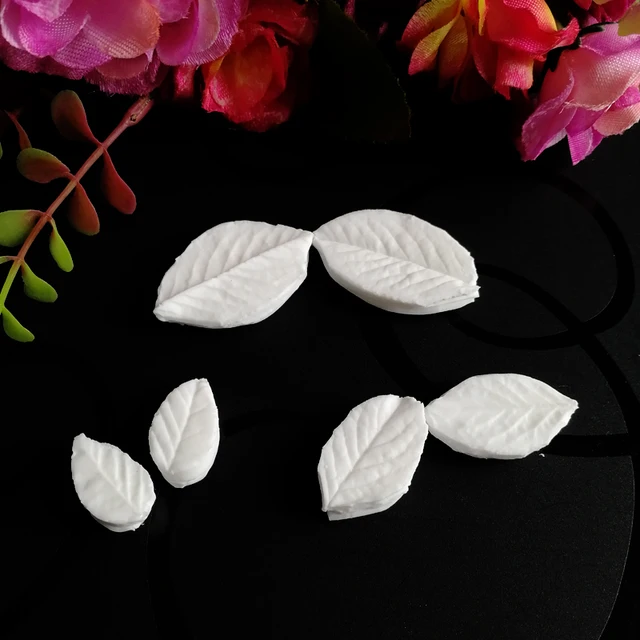 Mini Rózsa Levél Szitálvirág -Vénák Szilikon Formák Fondant Cukorcraft Gumpaste Gyanta Agyag Papírpapír Torta Díszítő Eszközök - Image 4