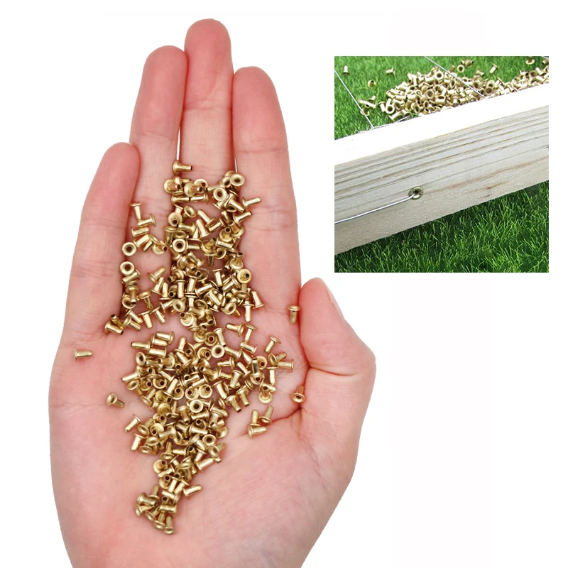 Beekeeping Tools Beekeeping Accessories 2200-12500Pcs Bee Hive Copper Eye Bees Nest Box Foundation Plating Copper Eyes Beehive Threading Hole Beekeeper Tools Equipments