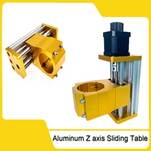 Módulo de eje Z CNC 3018 Plus, Mesa Deslizante de eje Z de aluminio, compatible con el uso de husillo de 300W o 500W aplicable para Motor paso a paso Nema17/42H