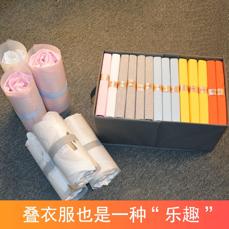 

Dressbook Lazy Fold Garment Board Stack Clothing Useful Product zhe yi ban Wardrobe Organizing T-shirt Foldable Clothes Storage