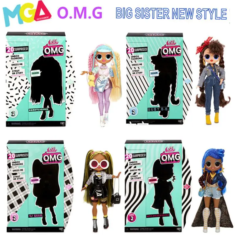 

LOL Surprise! OMG Super Big Sister Exquisite Fashion Matching Simulation Doll Set Joint Movable Girl Toy Box Christmas Present