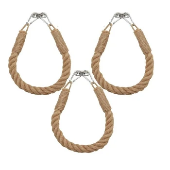 

3 Packs Nautical Rope Toilet Paper Holder for Bathroom Kitchen, Coastal Rope Secures Towel Nautical Bathroom Decoration