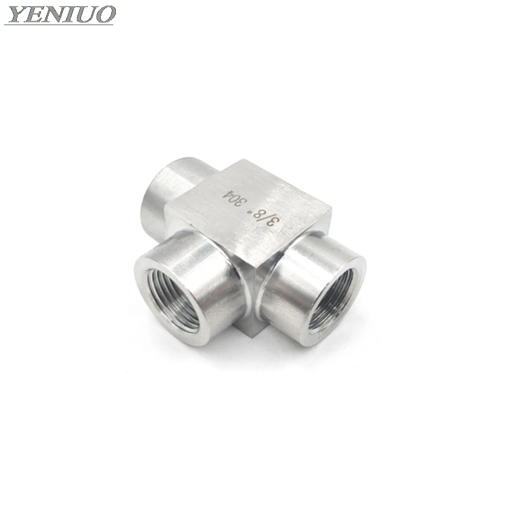 Тройник и адаптер из нержавеющей стали SS304 1/8 &quot1/4&quot 3/8 &quot1/2&quot 3/4 &quotBSP|Фитинги для
