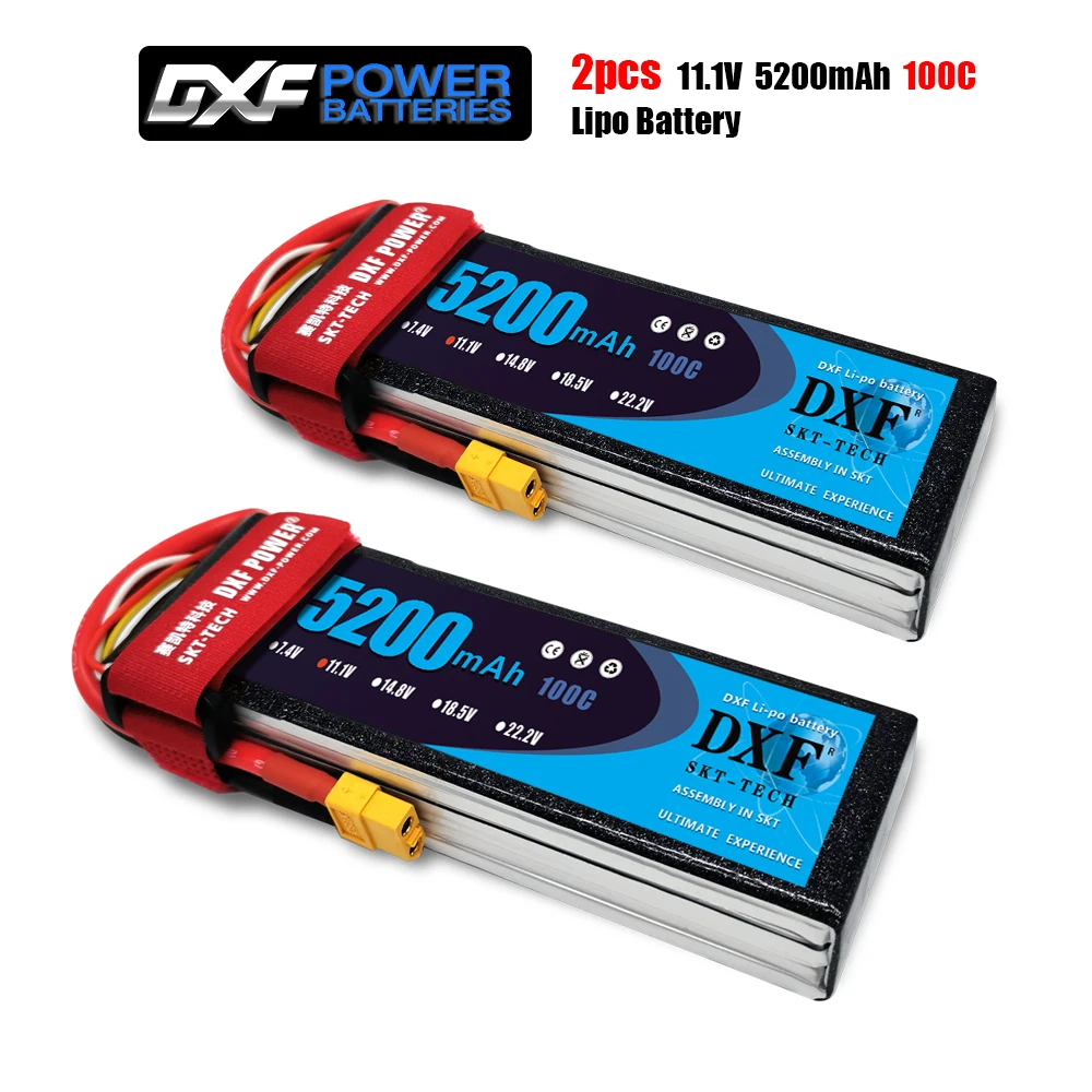 DXF 3S 11 1 V 5200mah 100C-200C Lipo батарея XT60 T Deans XT90 EC5 для FPV Дрон самолет гоночный автомобиль