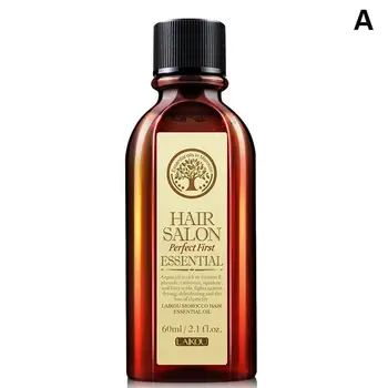 

New 60ml Morocco Argan Oil Haircare Essential Oil Nourish Dry Scalp Hairdressing Treatment Glycerol Oil Repair Hair Damage M3O7