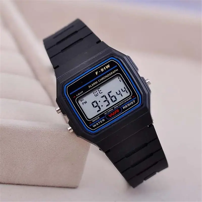 High quality men women dress sports watches whatch gold silver Silicone Couple Watch digital watch square 4