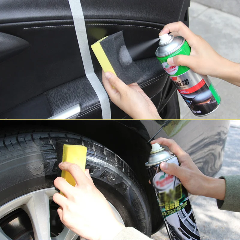 

Car Tyre Brush car Cleaning Sponge Accessories for granta skoda yeti lada priora kia rio k2 mazda peugeot 308