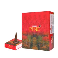 Сосны Ладан конусов опционально 3/6/12 небольшой Коробки индийские Ладан оптом конус Ладан дыма лампы в форме свечи Ароматы для дома дропшиппинг