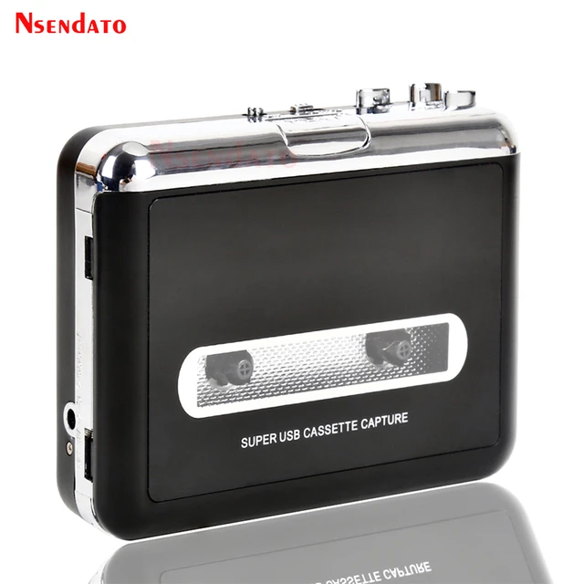 Personal Stereo USB reproductor de Cassette cinta a MP3 convertidor captura  grabadora de cassette reproductor de