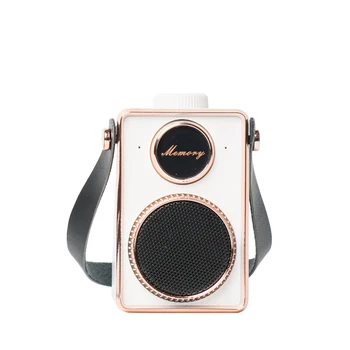 

Retro Bluetooth Speaker Portable Wireless Mini Handfree Stereo Subwoofer Column Speakers Music Player