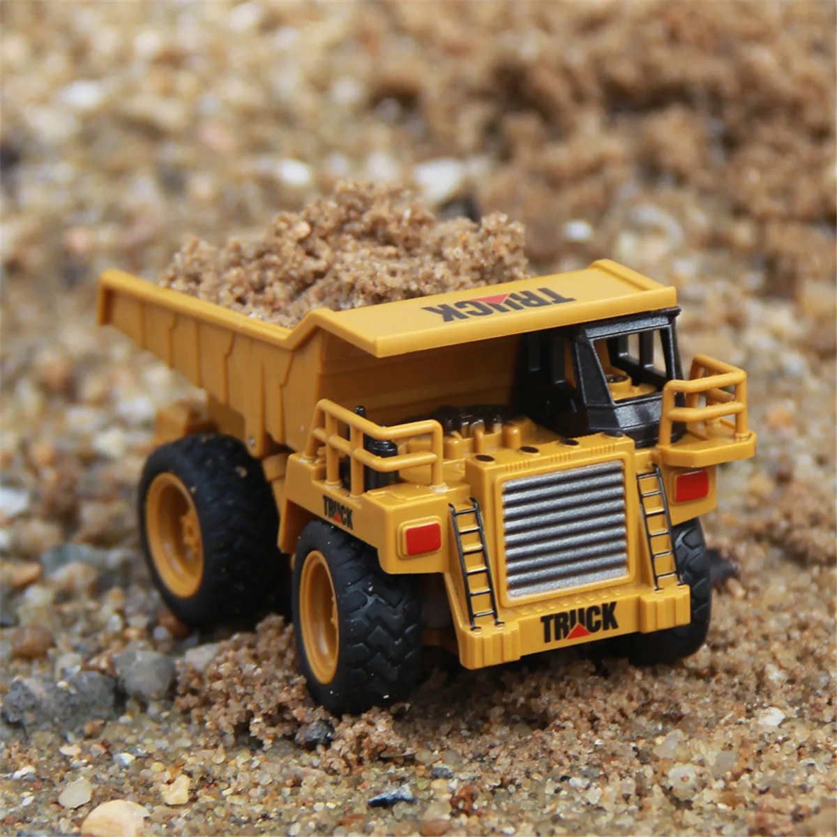 Mini RC Truck Toy Dump Truck Cars Children Excavator Crane Bulldozer Remote Control Electric Toys Model Engineering Vehicles