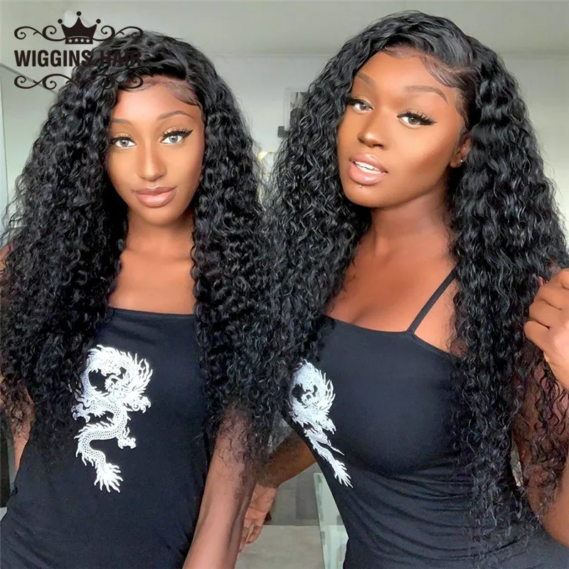 Wiggins Lace Part Wig Human Hair Wigs 13x4x1 T Part Wig Peruvian Curly