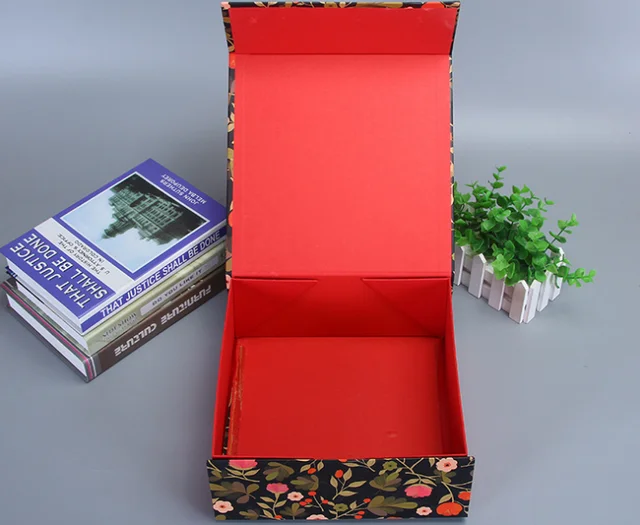 Custom Printing Rigid Folding Paper Box Luxury Gift Packaging Cardboard Box  Foldable Magnetic Gift Box - Gift Boxes & Bags - AliExpress