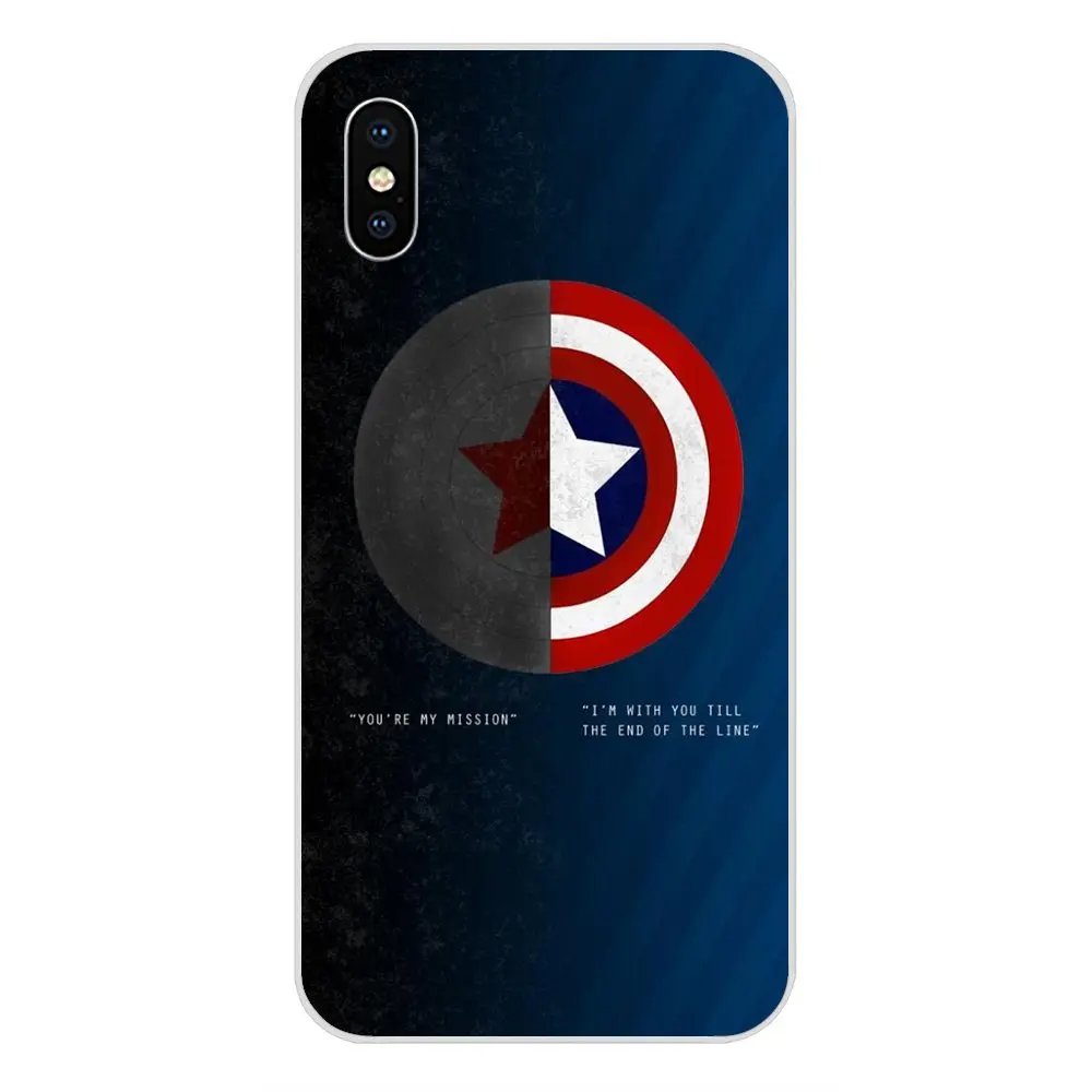 as picture Капитан Америка Civil War Зимний Солдат Bucky для samsung Galaxy Note 5 8 9 S3 S4 S5 S6 S7 S8 S9 S10 5G mini Edge Plus Lite TPU - Цвет: as picture
