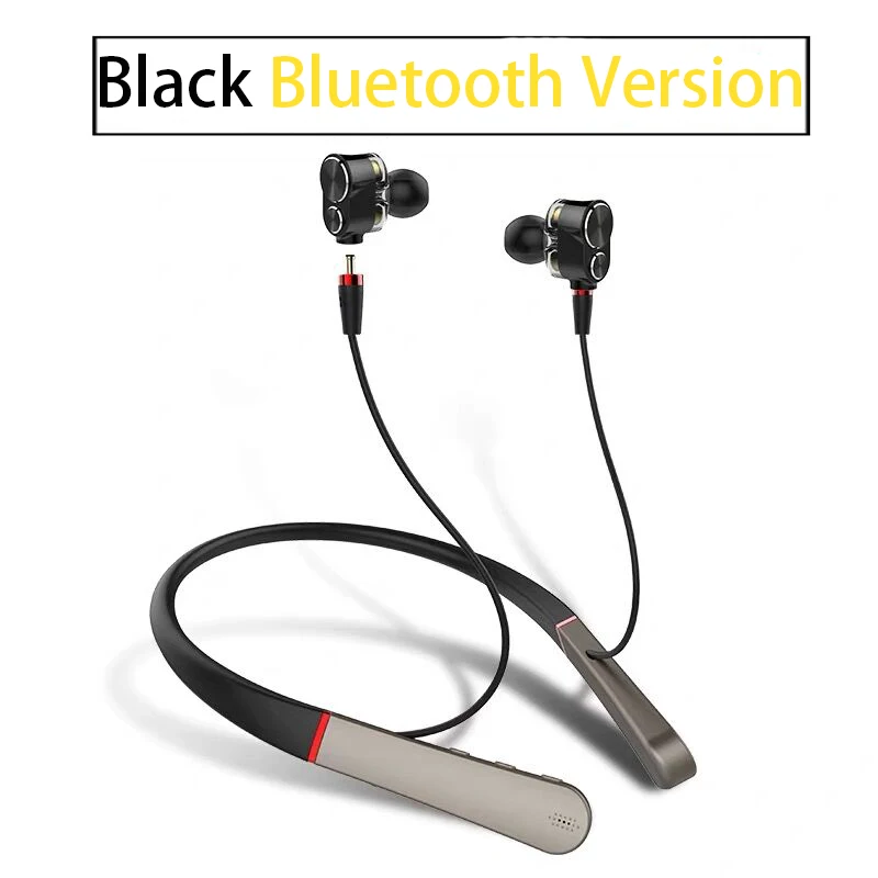 Bluetooth 5.0 Earphone 4D Sound Wireless Headset Sport Neck-hanging with Microphone for SmartPhone android iphone xiaomi honor Bluetooth 5.0 Earphone 4D Sound Wireless Headset Sport Neck-hanging with Microphone for SmartPhone android iphone xiaomi honor