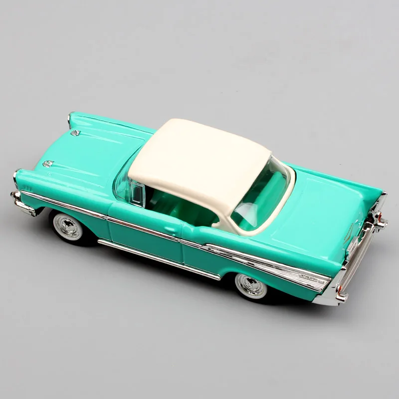 1/43 масштаб дорожный знак Ретро 1957 Chevrolet Bel Air Hardtop coupe автомобиль металлический литой модель-копия игрушки для детей