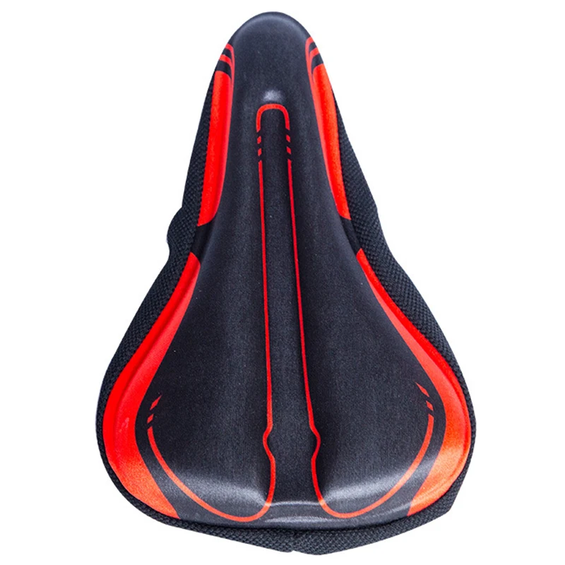 Чехол для велосипедного сиденья, удобный чехол для горного велосипеда, легкая дышащая подушка для езды, чехол, толстое Силиконовое сиденье, чехол для велосипеда