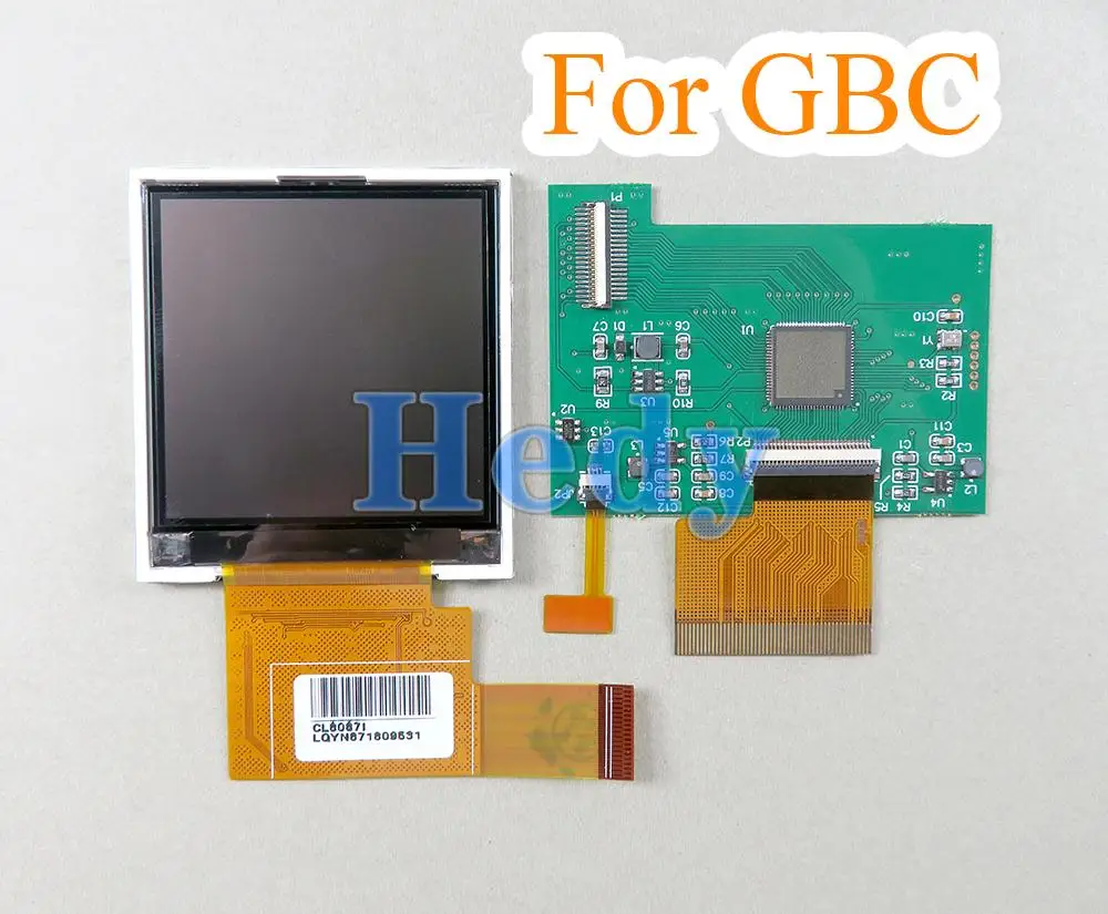 Kit para Modificação e Uso em Tela Lcd de Alta Iluminação para Nintendo Gbc Gbc Gbc Tela Lcd Iluminada Oem Kit Mais Iluminado