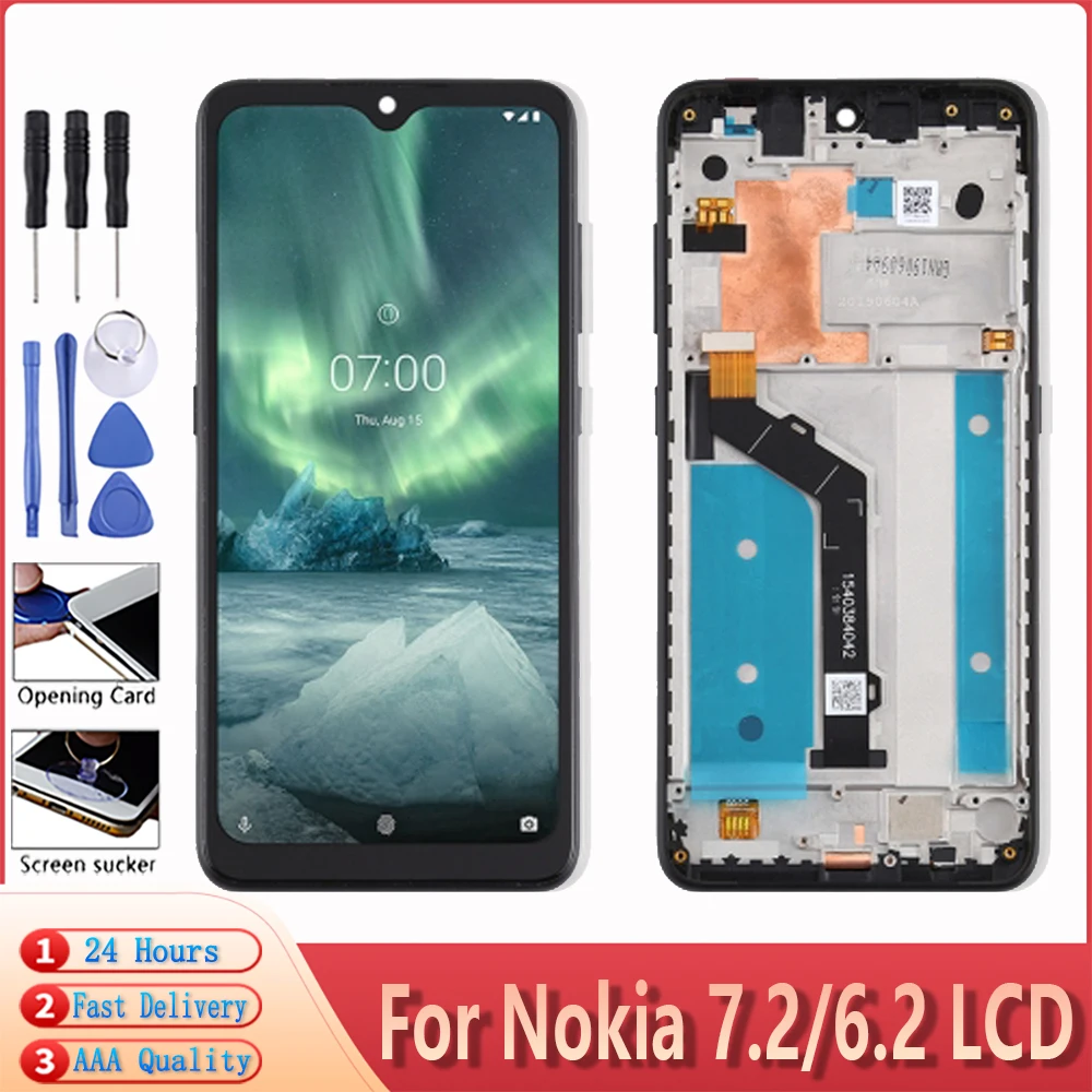 ЖК-экран 6 3 &quotдля Nokia 2 1198 TA-1200 TA-1196 TA- сенсорный с дигитайзером в сборе Замена