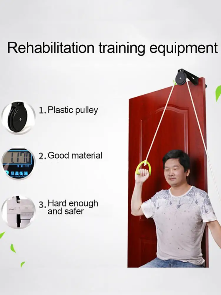 Kapokilly Shoulder Exercise Pulley,Over Door Physiotherapy Rehab Rope Exerciser For Rotator Cuff Rehab Cervical Traction Trainer For Frozen Shoulders Physiotherapy Rehabilitation Arm Rehabilitation