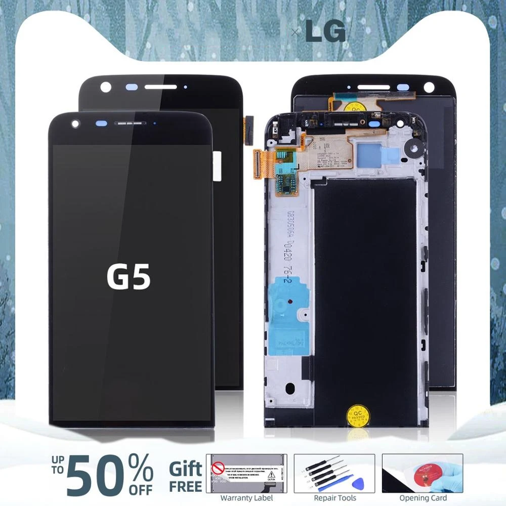 Display For LG G5 LCD Touch Screen with Frame Digitizer For LG G5 LCD Replacement Screen 1