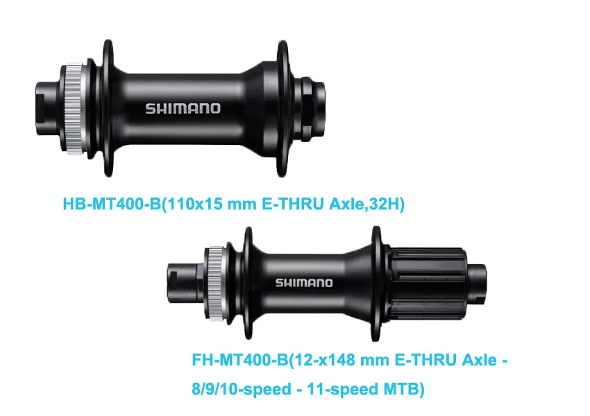Shimano - Fh-mt400-b\u0026hb-mt400-b Front 