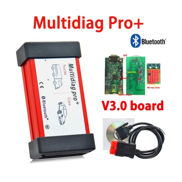 V3.0 зеленая печатная плата VD TCS C-D-P Multidiag Pro+ с Bluetooth Keygen. R0 программное обеспечение для автомобилей грузовиков obd obdii диагностический инструмент сканирования