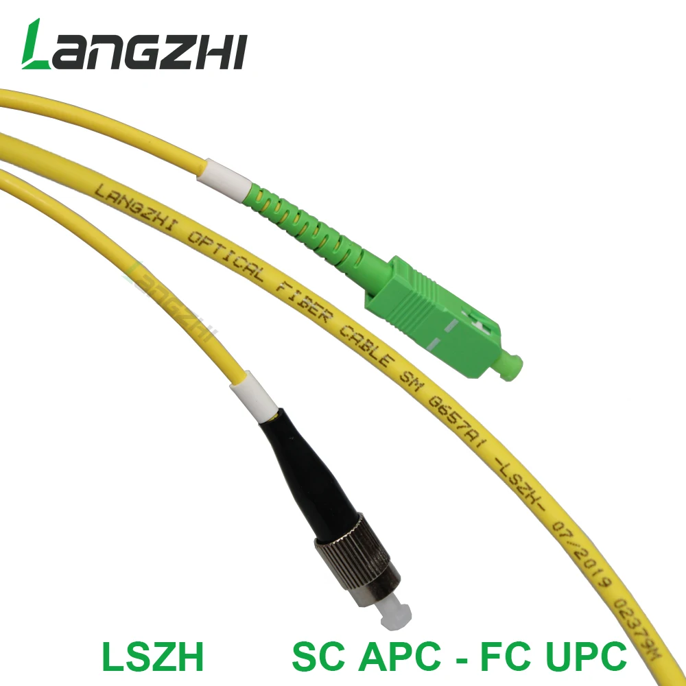 

3m Fiber Optic Patch Cable - Single Mode -sm G657a1-lszh 3.0mm (1m, Sc/apc To Fc/upc) Sc Apc Patch Cable Fiber Splicer