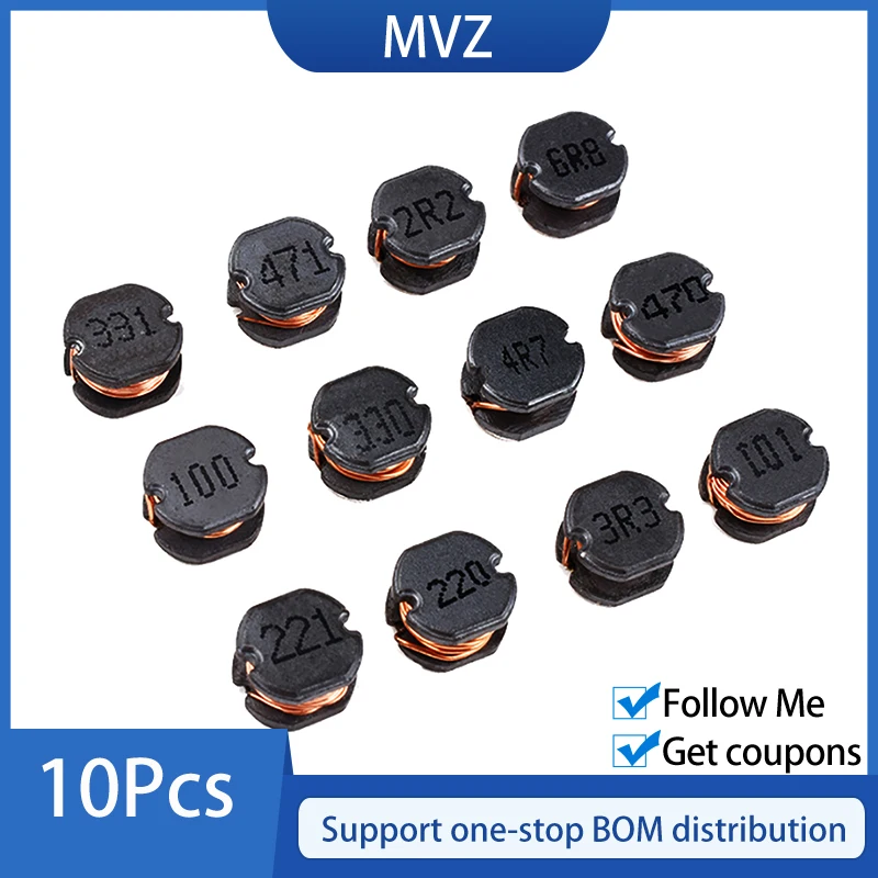 Интегрированные индукторы питания CD32 SMD 1 мкГн 5 2 3 4 7 6 8 10мкгн 1R0 1R5 2R2 3R3 4R7 6R8 100 10 шт. |